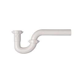 Plumb Pak PP20940 P-Trap, 1-1/2 x 1-1/2, 1-1/2 x 1-1/4 in Slip Joint, White
