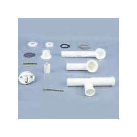 Plumb Pak PP209064 Lever Bath Drain Assembly, Plastic, White, Chrome
