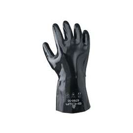 Neoprene 12" Gauntlet, Black, Smooth, Large