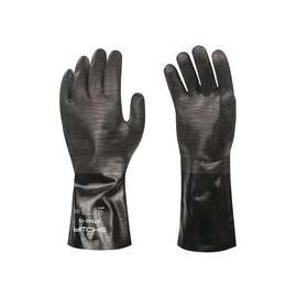 Neoprene Protective Gloves, Black, Rough, Size 10