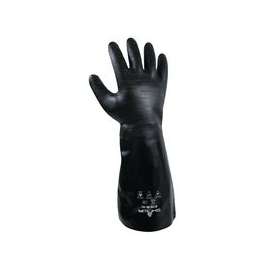 Neoprene Elbow-Length Gauntlet Gloves, Black, Rough, Large