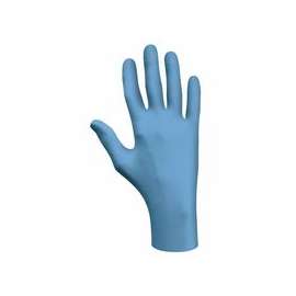 7500 Series Nitrile Disposable Gloves, Rolled Cuff, Medium, Blue