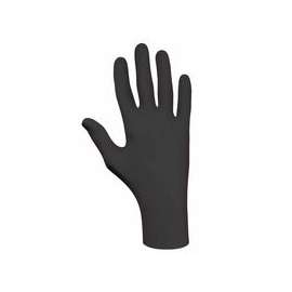 7700 Series Nitrile Gloves, Nitrile, 4 mil, X-Large, Black