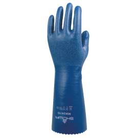 NSK24 Dual Nitrile-Coated Gloves, 10/X-Large, Blue