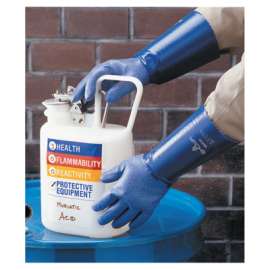 NSK24 Dual Nitrile-Coated Gloves, X-Large, Blue