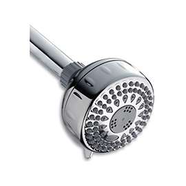 Waterpik TRS-523T Handheld Shower Head, 5-Spray Function, 60 in L Hose, Chrome