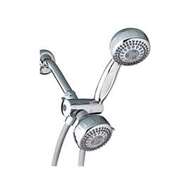 Waterpik TRS-523/553T Handheld Shower Head, 5-Spray Function, 60 in L Hose, Chrome