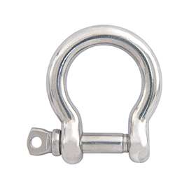 Wolfcraft 430521 Anchor Shackle, 705 lb Weight Capacity, Stainless Steel, Zinc