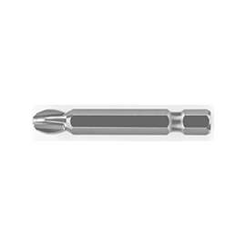 IRWIN 93063 Power Bit, #1 Drive, Phillips Drive, 1/4 in Shank, Hex Shank, S2 Steel