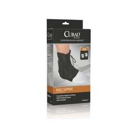 CURAD ORT27600LD Ankle Splint, Lace-Up Adhesive, Vinyl Bandage