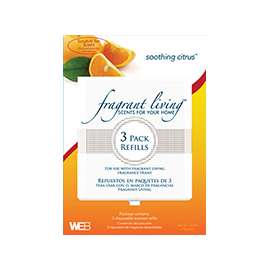 WEB Fragrant Living WSDR-SC Air Freshener, Soothing Citrus
