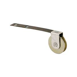 Prime-Line B 524 Roller Assembly, 1 in Dia Roller, Steel, Gray