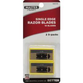 MP 10PK SGL Razor Blade
