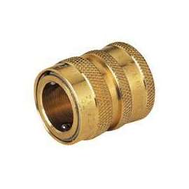 Landscapers Select Hose Connector, 3/4 In, Female Thread, Solid Brass