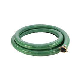ABBOTT RUBBER 1240-2000-20-CN-S Suction Hose, 2 in ID, Camlock Female x Male, PVC, Green
