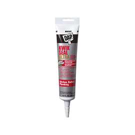 DAP KWIK SEAL ULTRA 18916 Siliconized Sealant, Biscuit, 5.5 oz Tube