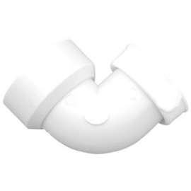 MP WHT Plas 90DEG Elbow