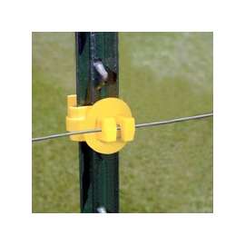 Zareba Fi-Shock ITY-FS Snug-Fitting T-Post Insulator, Yellow