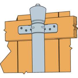 2-3/8" Pipe Grip Tie