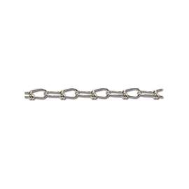 Campbell 0762024 Loop Chain, 255 lb Working Load Limit, #2/0, Low Carbon Steel, Zinc