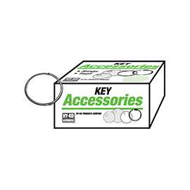 HY-KO KB100 Rust-Resistant, Split, Thin Wire Key Ring