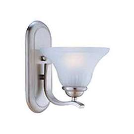 Boston Harbor Dimmable Vanity Light Fixture, (1) 60/13 W, Medium, A19/Cfl Lamp, Brushed Nickel