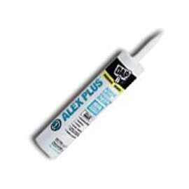 DAP ALEX PLUS 18152 Acrylic Latex Caulk with Silicone, White, 10.1 fl-oz Cartridge