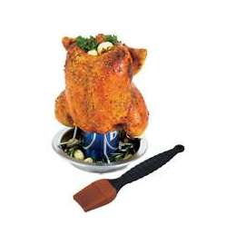 GrillPro 41333 Chicken Roaster, Stainless Steel