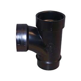 GENOVA 800 Series 86130 Sanitary Tee, 3 in Spigot x Hub x Hub Run Connection, 3 in Branch
