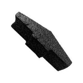 Lomanco VPLUG Foam End Plug, For Use with VUR Ridge Vents, Polyethylene, Black
