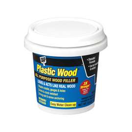DAP Plastic Wood 08118 Latex-Based Carpenter's Wood Filler, 5.5 oz