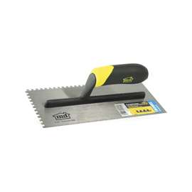 M-D 20058 Tile Installation Trowel, 11 in L, 4-1/2 in W, Square Notch, 3/16 in W x 3/16 in D Notch