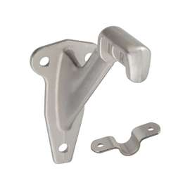 National Hardware N830-132 Handrail Bracket, Zinc, Satin Nickel