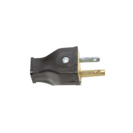 Eaton Wiring Devices SA399W Spring Action Electrical Plug, 125 V, 15 A, Thermoplastic