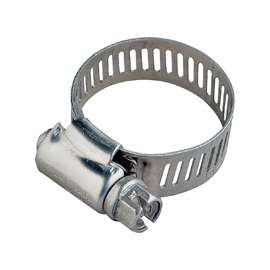ProSource Interlocked Hose Clamp, 7/32 - 5/8 In, Stainless Steel