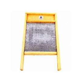 Behrens BWBG12 Galvanized Washboard, 1-3/4 in L, 12-3/8 in W, Wood