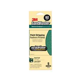 3M SandBlaster 11080-G Sandpaper, 80-Grit