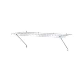 ClosetMaid 1021 Shelf Kit, 24 in L, 12 in W, Steel, White