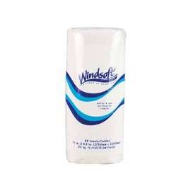 Perforated Roll Towels, White, 85 per roll