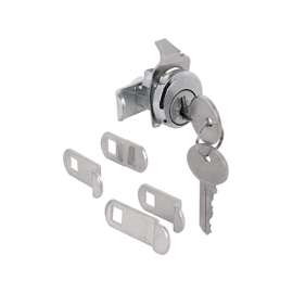 Defender Security S 4533 Mailbox Lock, Tumbler Lock, Steel, Nickel