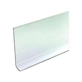 M-D 75507 Wall Base, 120 ft L, 4 in W, Vinyl, White