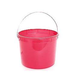 ENCORE Plastics 05160 Heavy-Duty Paint Pail, 5 qt Capacity, Plastic, Red