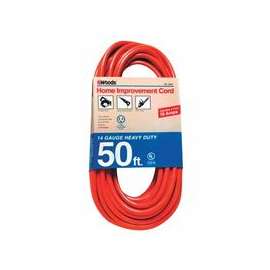 Outdoor Round Vinyl Extension Cord, 50 ft