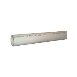GENOVA 3101172 Cut Pipe Plain, 2 ft L, White
