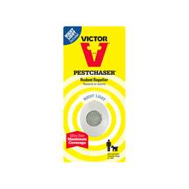 Victor M751SN Corded Rodent Repeller with Nightlight, 400 sq-ft Coverage Area