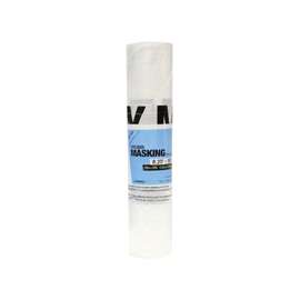 Trimaco EasyMask 69990 Self-Adhering Masking Film, 90 ft L, 99 in W, 0.4 mil Thick