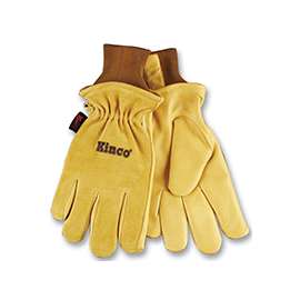 Heatkeep 94HK-L Protective Gloves, L, Pigskin Leather, Gold