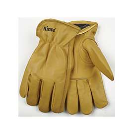 Heatkeep 98RL-M Driver Gloves, M, Cowhide Lining, Cowhide Leather, Gold