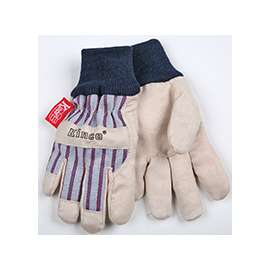 Kinco 1927KW-C Protective Gloves with Kint Wirst, Knit Wrist Cuff, Tan