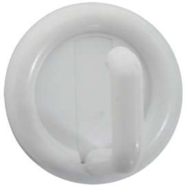 4PK WHT Adhes Util Hook